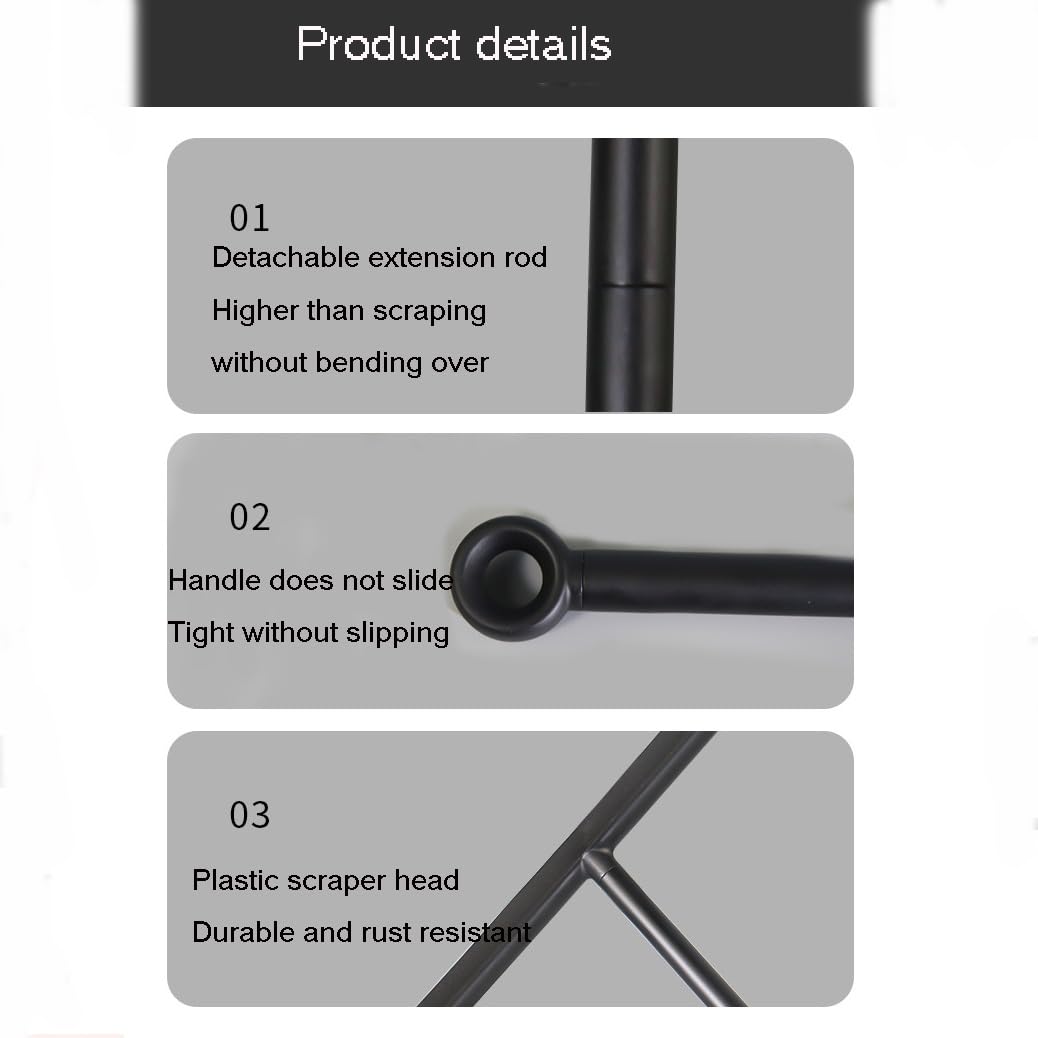 Cepillo limpiador de ventanas extensible y rasqueta, herramienta multifuncional para puertas correderas del hogar, duchas y suelos, limpieza sin esfuerzo y brillo sin rayas