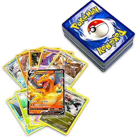 50+ Official Pokemon Cards Collection with 5 Foils in Any Combination and at Least 1 Rarity, GX, EX, FA, Tag Team, Or Secret Rare Cover