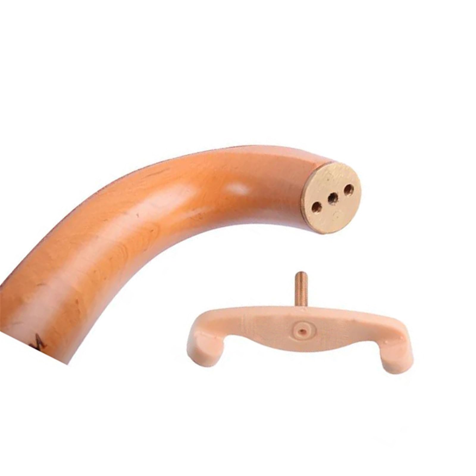 Spalliera semplice per violino Spalliera per violino classico in acero 4/4 3/4 grande arco in legno massello