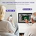 YUYIALARM WiFi Uhale Digital Picture Frame, Digital Photo Frame with 1280x800 HD IPS Touch Screen,Share Videos Photos Instantly Send Wishes via Uhale App from Anywhere, Gifts for Christmas(10.1 Inch)