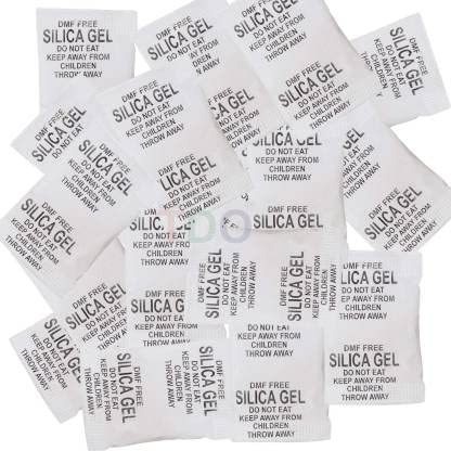 SharpR Silica Gel 5gm Pouch Silica Gel 1 KG Pack (~200 pcs), Moisture absorbents, Dehumidifier Silica Gel Bags for Moisture, Room, Kitchen, Wardrobe, Cupboard, car, Bedroom, Camera, Lenses, Shoes-picture-16