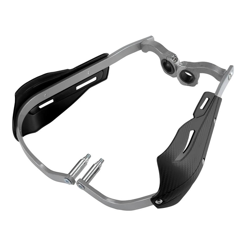 Paramani 22 28 Mm Protezione Mano Paramani Per EXC SXF KLX KXF YZF WRF Dirt Bike Enduro Moto Manubrio Moto Paramani Manubrio(BIANCO)