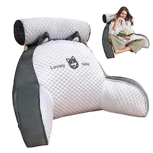 Cuscino da Lettura per Gaming - Cuscino per computer da tavolo - con Tasche e Scrivania da Grembo per Computer Portatile - per Divano, Uso in Interni