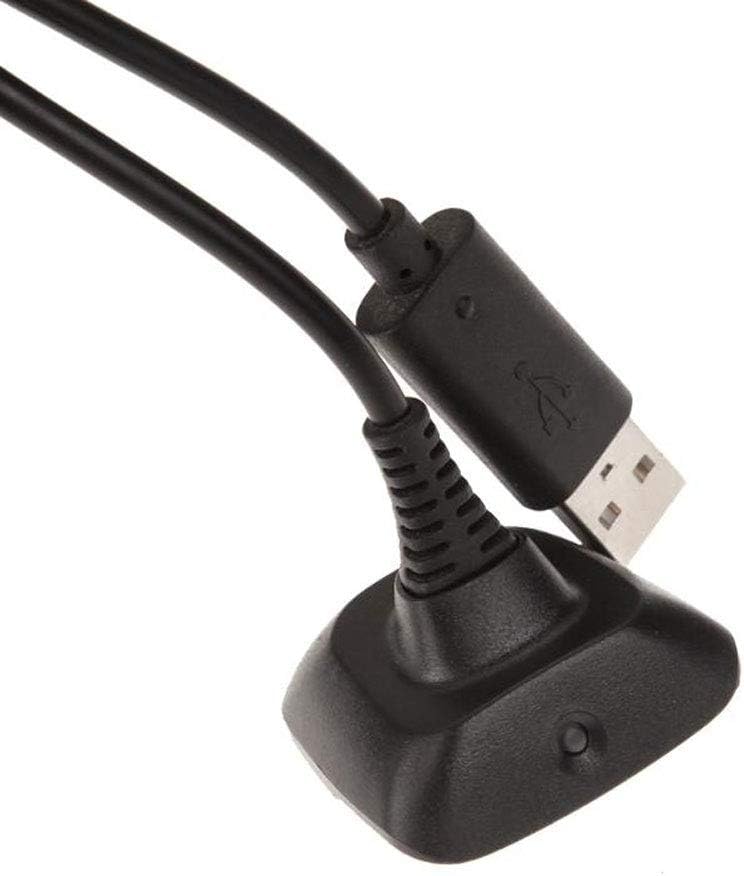 1.5m USB Recharge Magnet for Xbox 360 Cordless Play Controller Black