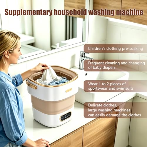 Image of 20L Mini Portable Washing Machine,Portable Washer Mini Lavadora Portatil