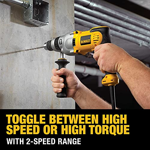 Dewalt Hammer Drill Kit, 1/2-Inch, 10-Amp, Pistol Grip (Dwd520K ) #TOP5