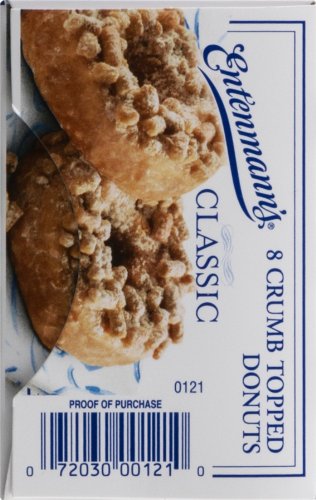 Entenmann's Classic Crumb Topped Donuts - 8 Ct #TOP1