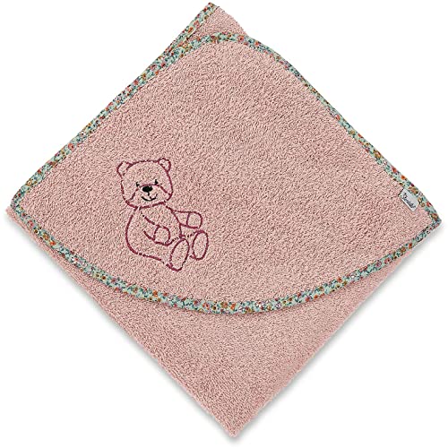 Sterntaler Kapuzen-Badetuch Baylee, Alter: ab 0 Monate, 100 x 100 cm, Rosa