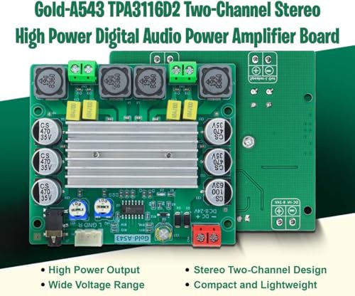 Generic XH-A543 2x120W Stereo Digital Audio Amplifier Board - Image 3