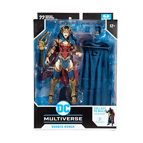 Dc Multiverse Dark Nights: Death Metal Wonder Woman 7" Action Figure With Build-A ‘Darkfather’ Parts And Accessories #TOP6