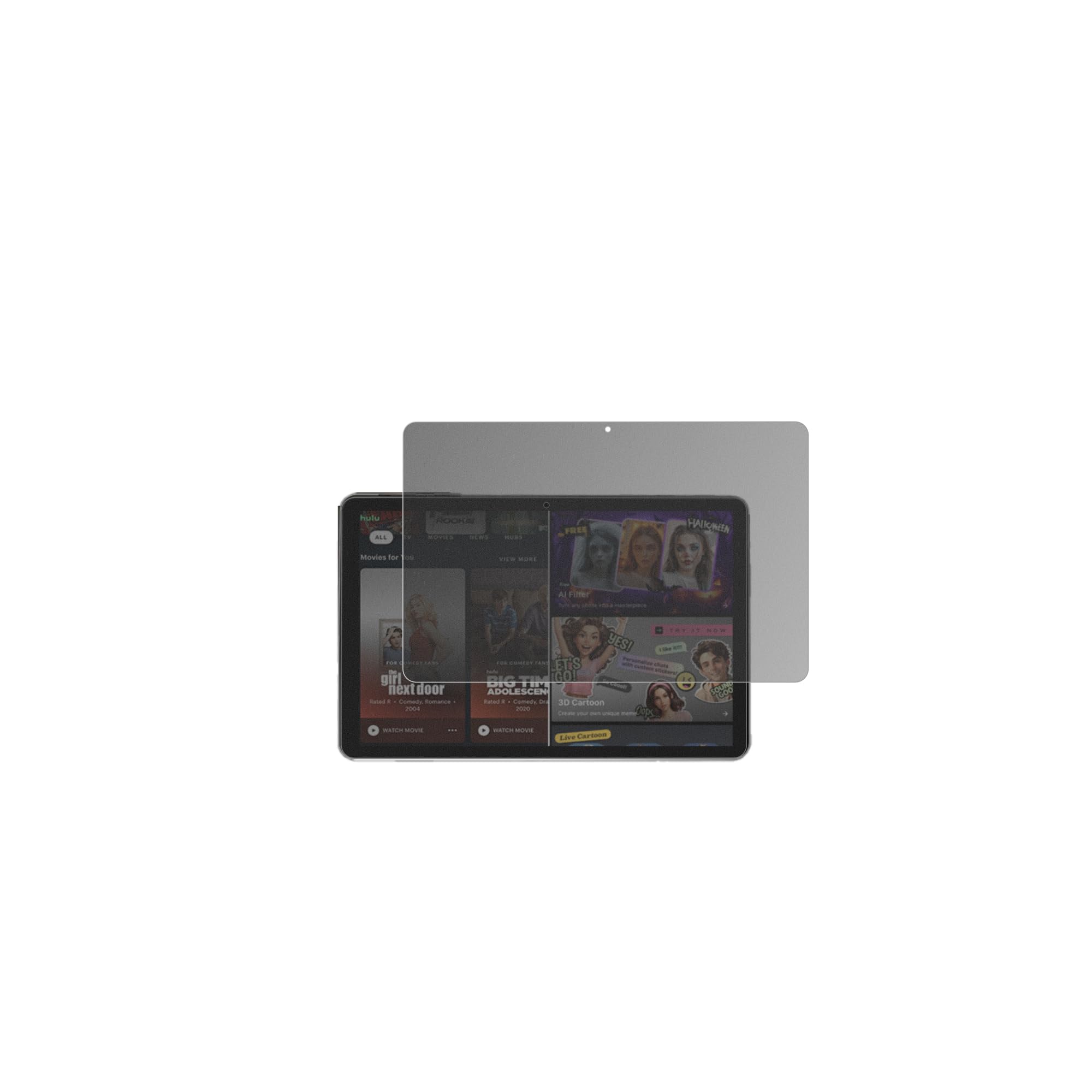dipos Protector de Pantalla Antiespía para RebotAi D101 | Película protectora mate, filtro de privacidad 4 vías, ajuste perfecto, antiarañazos, sin burbujas, autoadhesivo