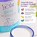 Bubs Whole Goat Milk Formula with Iron, Goat Milk-Based Powder, for Infants 0-12 Months, Made with Non-GMO Goat Milk, 20 oz