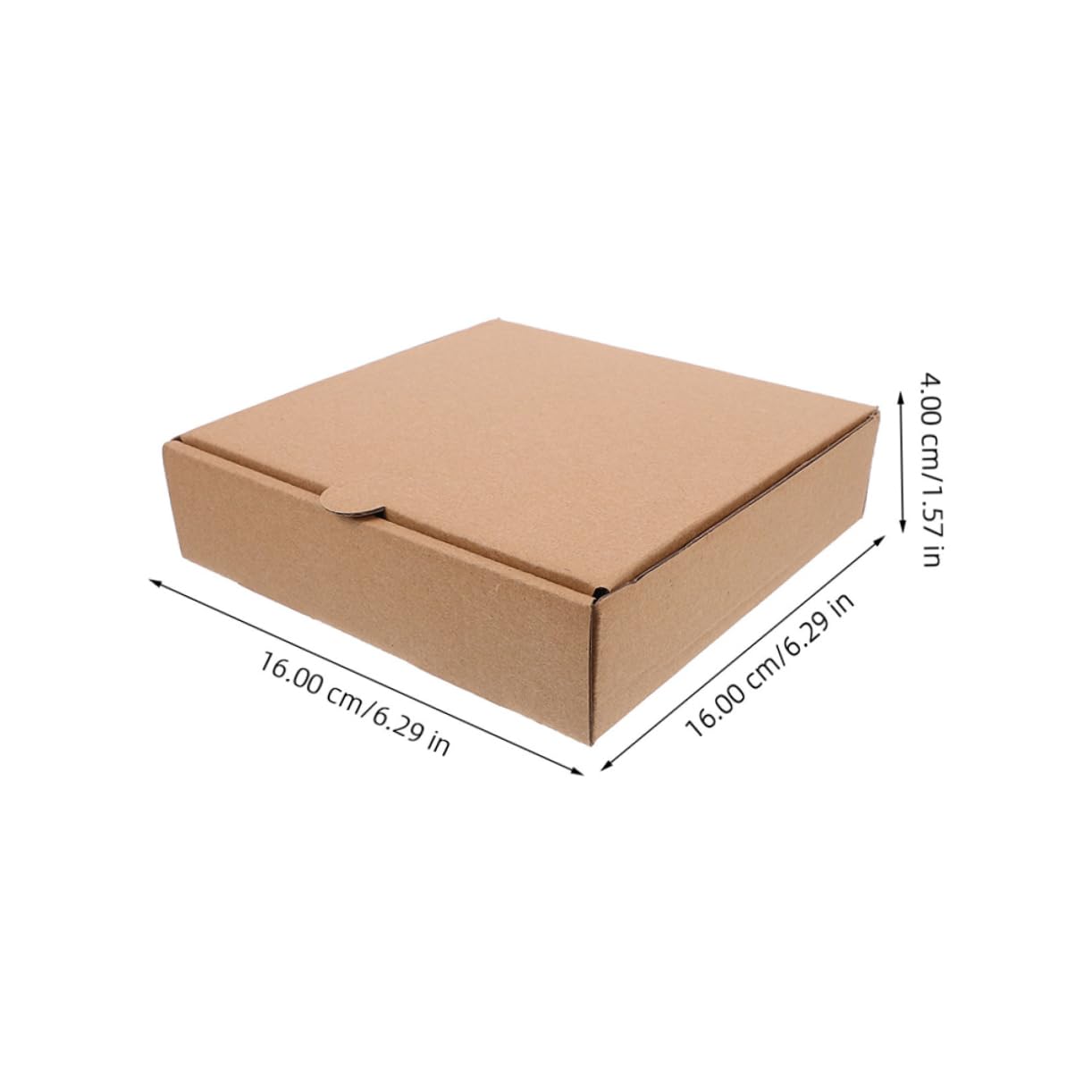 HEALLILY Pizza Slice Boxes 20pcs Corrugated Pizza Box Heat Retention Leak Proof Food Packaging for Takeout