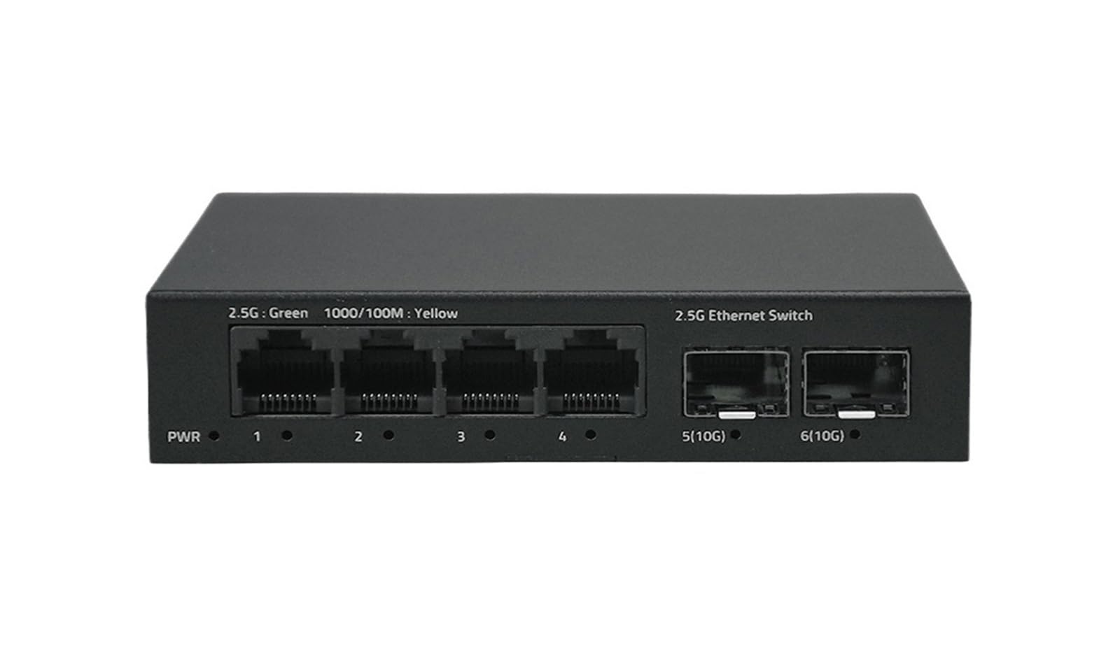 Commutateur Ethernet 10G SFP 2.5G RJ45 Gigabit Switch 2 5 Go Commutateurs Ethernet 4 5 6 ports LAN Ethernet Fibre Optique Hub (Prise UE)