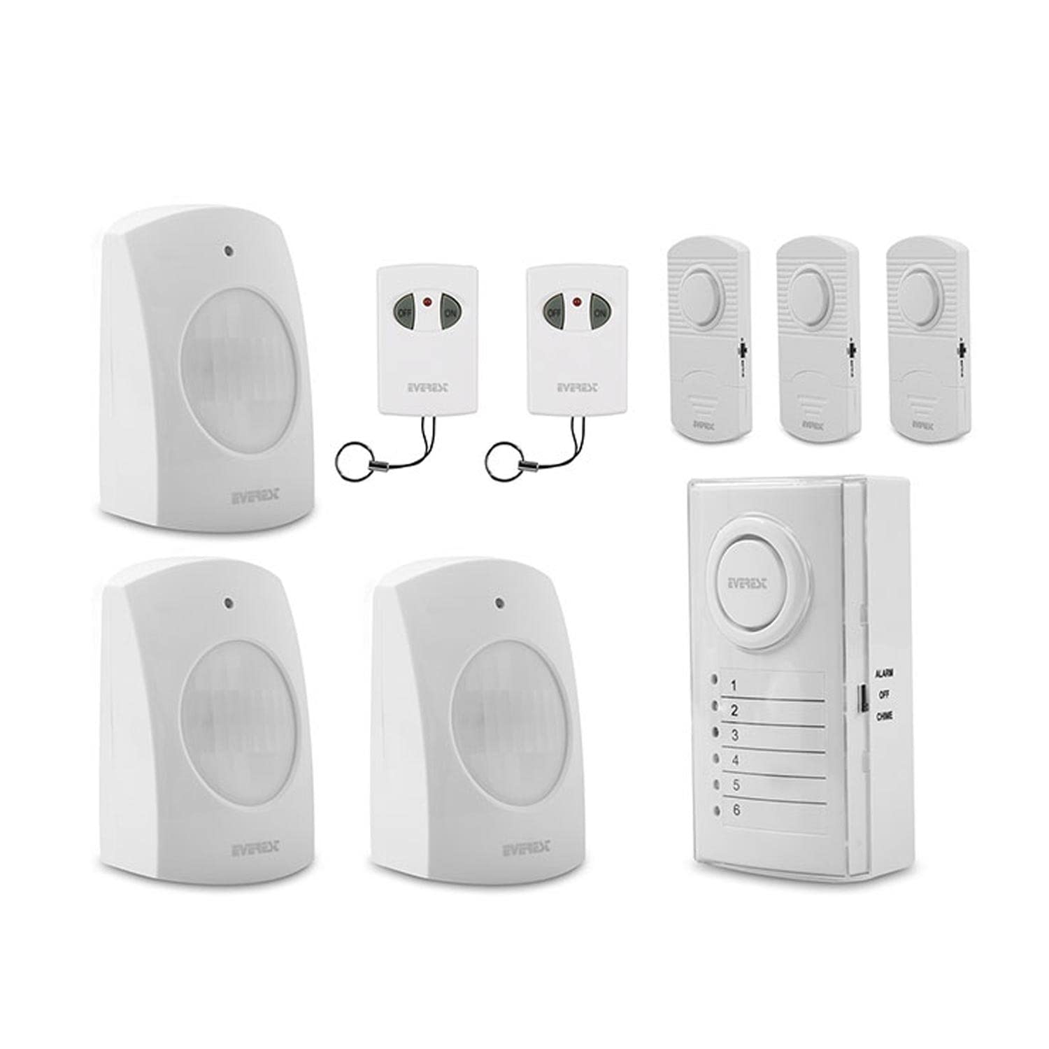 Everest EG-0506 Güvenlik Altı Bölgeli Set Kablosuz Alarm Sistemi