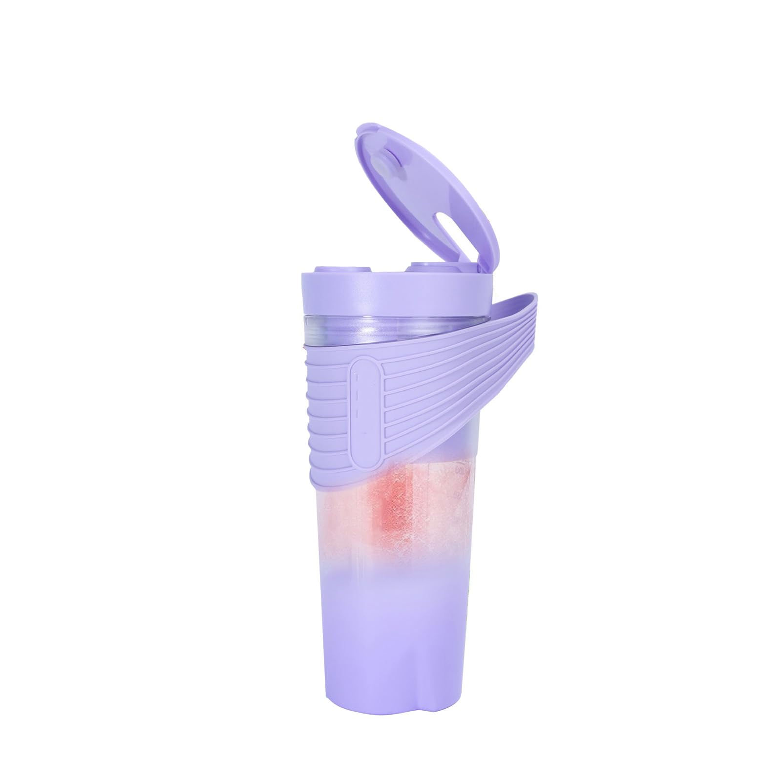 MÉLANGEUR PORTABLE PUISSANT TASSE DE JUICRE À 6 LAMES POUR LE BUREAU DE GYM DE VOYAGE (Violette)