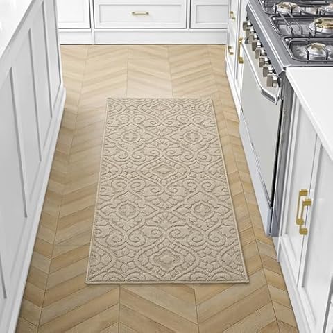 Laura Ashley Hi-Low Tufted Runner Rug Cover