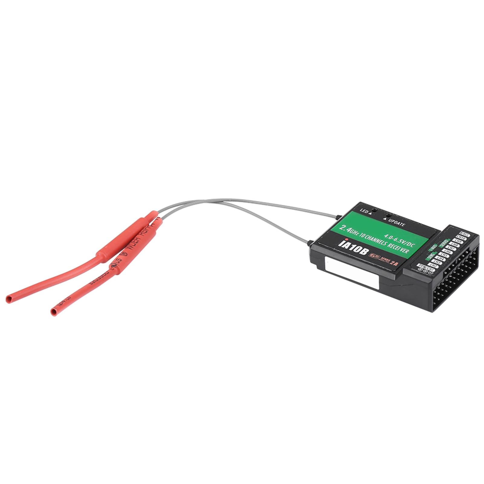 Flysky FS-IA10B 2.4G Receptor de 10 canales Salida PPM con puerto IBus para helicóptero RC