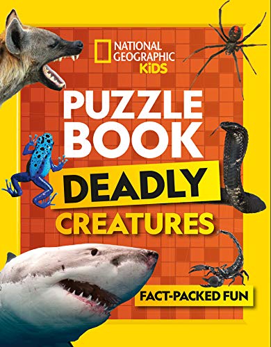 Ng Kids — Puzzle Book Deadly Creatures: Brain-Tickling Quizz