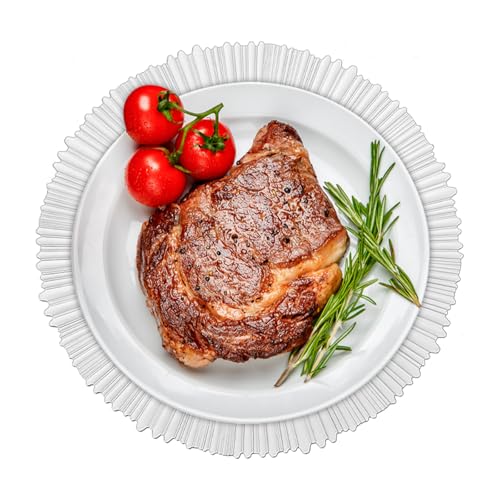 Platos Cargadores Redondos Plástico 13 Pulg 100 Pzas miniatura 1