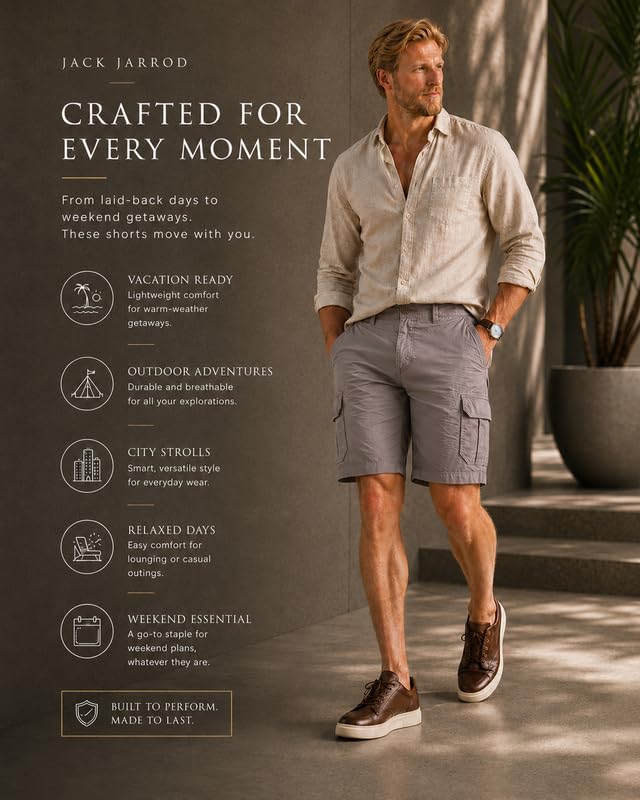 Image of Comfort Fit Shorts for Men & Women | Cotton Stretch Fit | 32-44