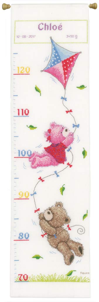Vervaco Counted cross stitch kit Popcorn & Brie flying, DIY