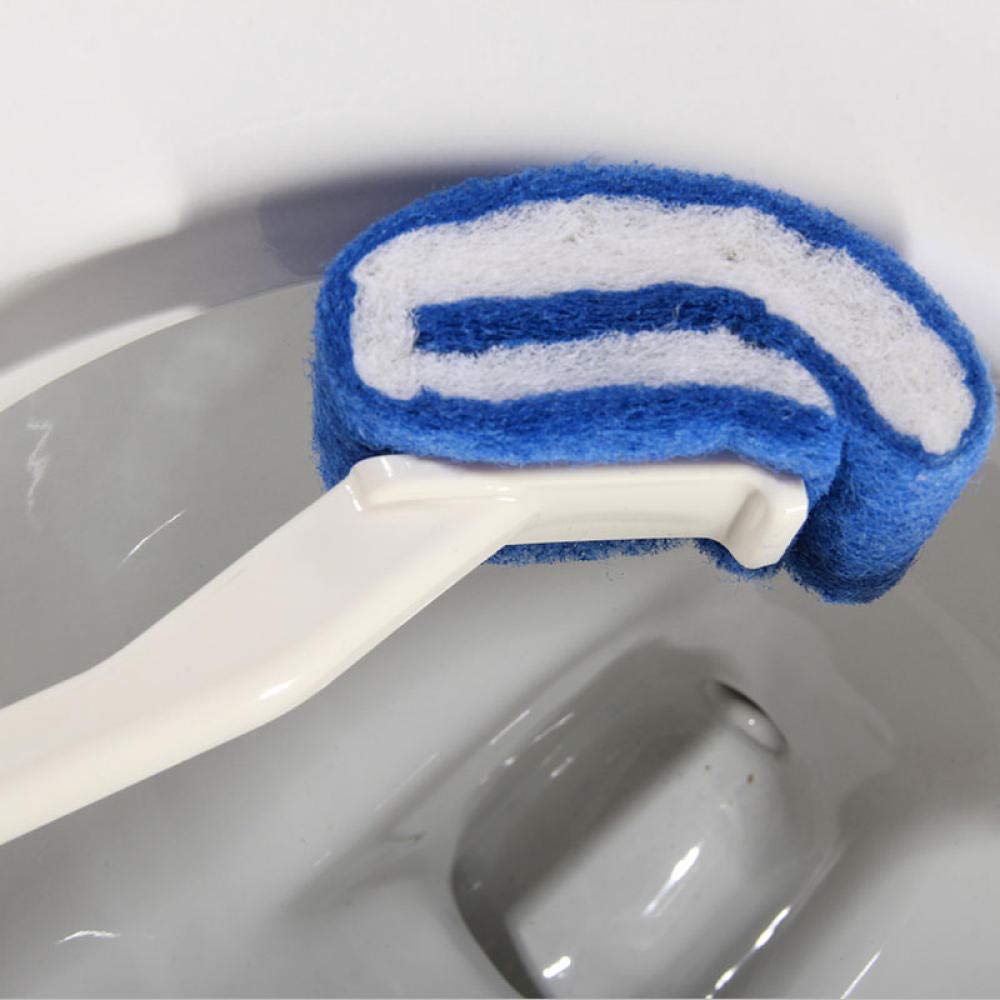 Juego de cepillos de Limpieza para Suelo, cepillos para Cuencos de baño, Cepillo Suave Flexible de Cabeza Plana montado en la Pared, con baño (Cepillo Tet)