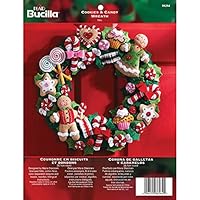 Algopix Similar Product 2 - Bucilla Felt Applique Wreath Kit