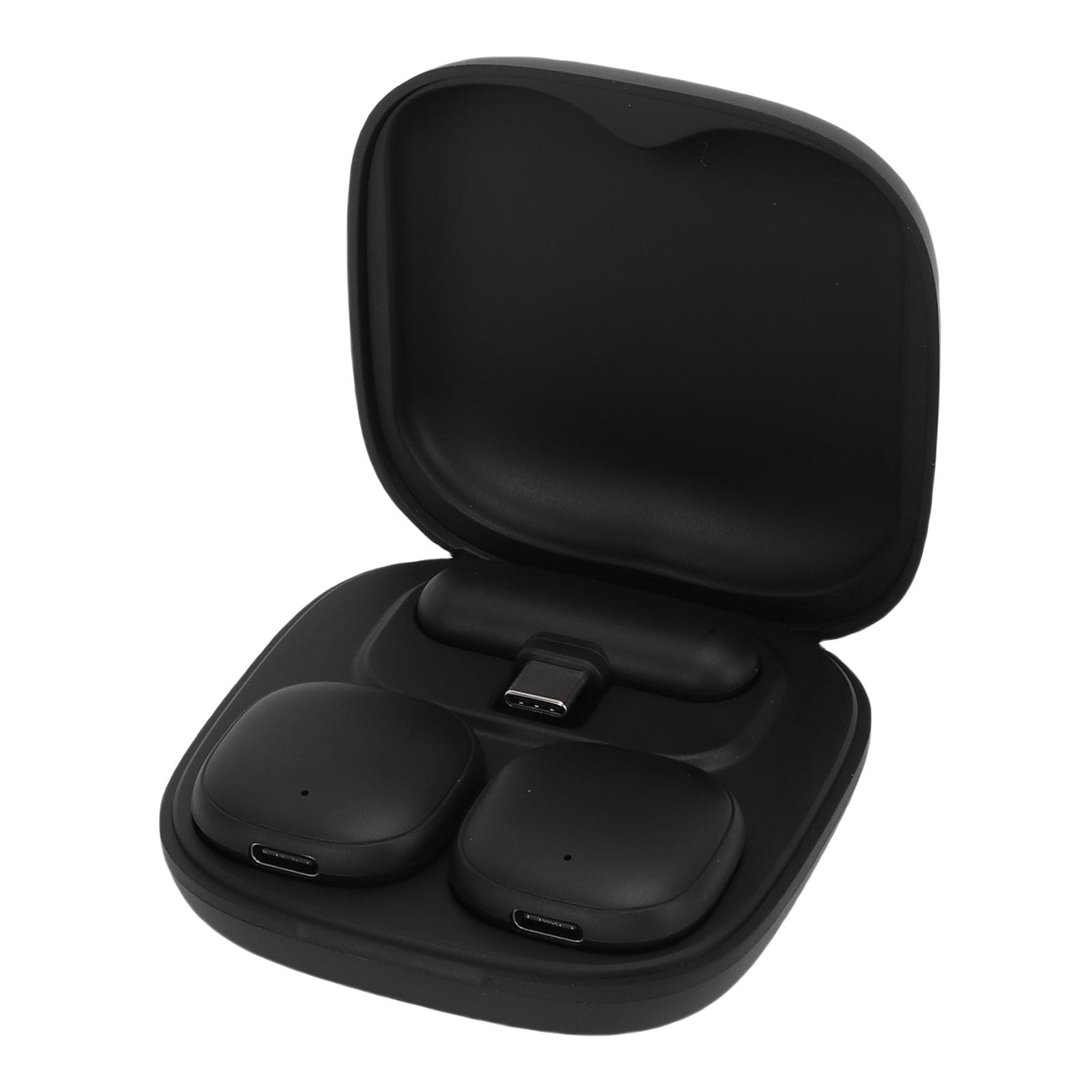 Micrófonos Lavalier Inalámbricos, Micrófonos Magnéticos con Cancelación de Ruido Ai con Estuche de Carga y USB C, Mini Micrófono para Grabación de Video Vlogging Creadores de Contenido