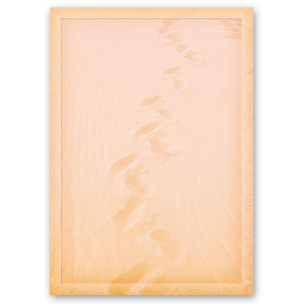 Motif Paper – Stationery Paper Traces in The Sand 50 Sheets DIN A4 90g/m²