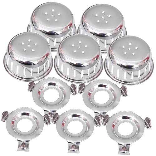 DECOMELODY 10 Juegos Kit Repuestos Olla Presión Acero Inoxidable Antibloqueo Soporte Compatible Cocinas Eléctricas Corrosión