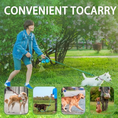 Image of HZDHCLH Poop Bags for Dogs Leak Proof Extra Thick Dog Poop Bags, Green Bones 8 Rolls 9 inch x 13 inch Lavender Scented Pet Waste Bag, 120 Count