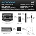 AC Infinity Air Filtration Kit 8”, CLOUDLINE LITE Inline Fan and Carbon Filter Combo, Cooling and Ventilation System for Grow Tents, Hydroponics, Indoor Gardening