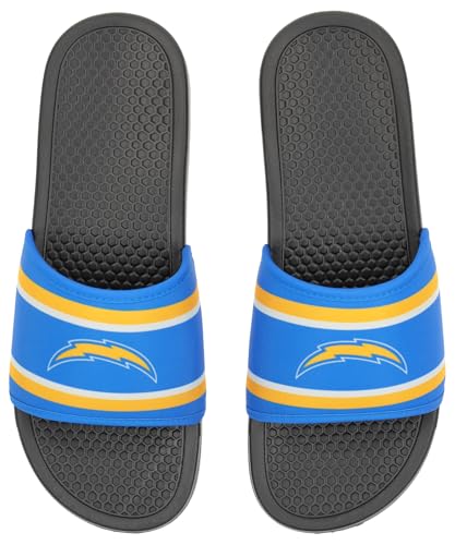 Image of FOCO NFL Team Printed Slide Sandals - Officially Licensed Football Fan Footwear for Comfort & Style