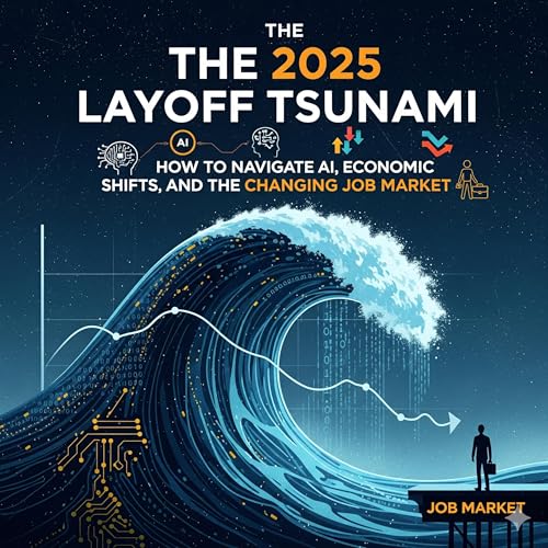『The 2025 Layoff Tsunami — How to Navigate AI, Economic Shifts, and the Changing Job Market』のカバーアート