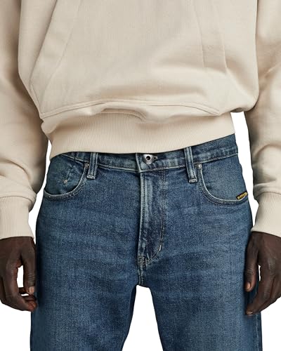 G-STAR RAW Men's Mosa Straight Jeans, Blue (Worn in Blue Canal D23692-d316-g333), 26W x 32L3
