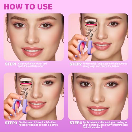 Eyelash Curler with 6 Replacement Pads Creates Perfect Curls in 5 Seconds - image 7