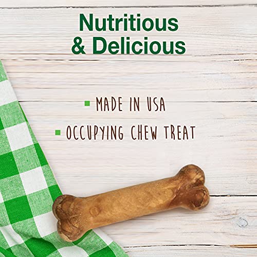 Image of Nylabone Healthy Edibles Natural Dog Chews Long Lasting Roast Beef Flavor Treats for Dogs, Small /Regular (2 Count) (Pack of 2)