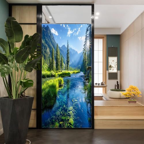 Vinilo adhesivo para ventana privacidad vista moderno miniatura 5