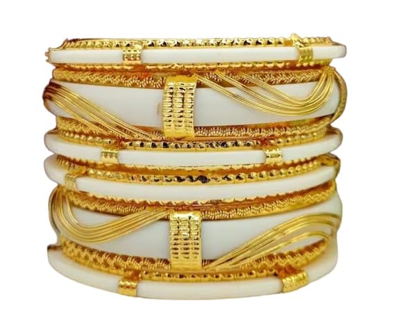 See full amazon price history chart for Exquisite Elegance: Polki Bangles Set (6 Pcs. Set) - Gold Plated Marvels for Women, a Perfect and Ideal for Indian Weddings. Handmade Bridal Beauty with Ethnic Design (2-8) Exquisite Elegance: Polki Bangles Set (6 Pcs. Set) - Gold Plated Marvels for Women, a Perfect and Ideal for Indian Weddings. Handmade Bridal Beauty with Ethnic Design (2-8) (B0CT5LL8H5) Amazon Price History, Amazon Price Tracker