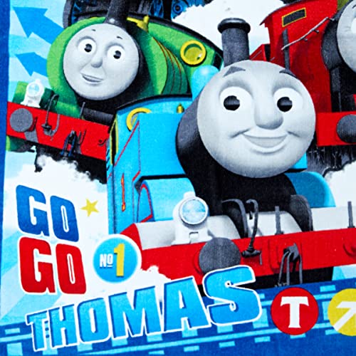 丸眞 タオルケット 子供 きかんしゃトーマス 約85×115cm ゴーゴートレインズ ブルー 4645001200 [5]