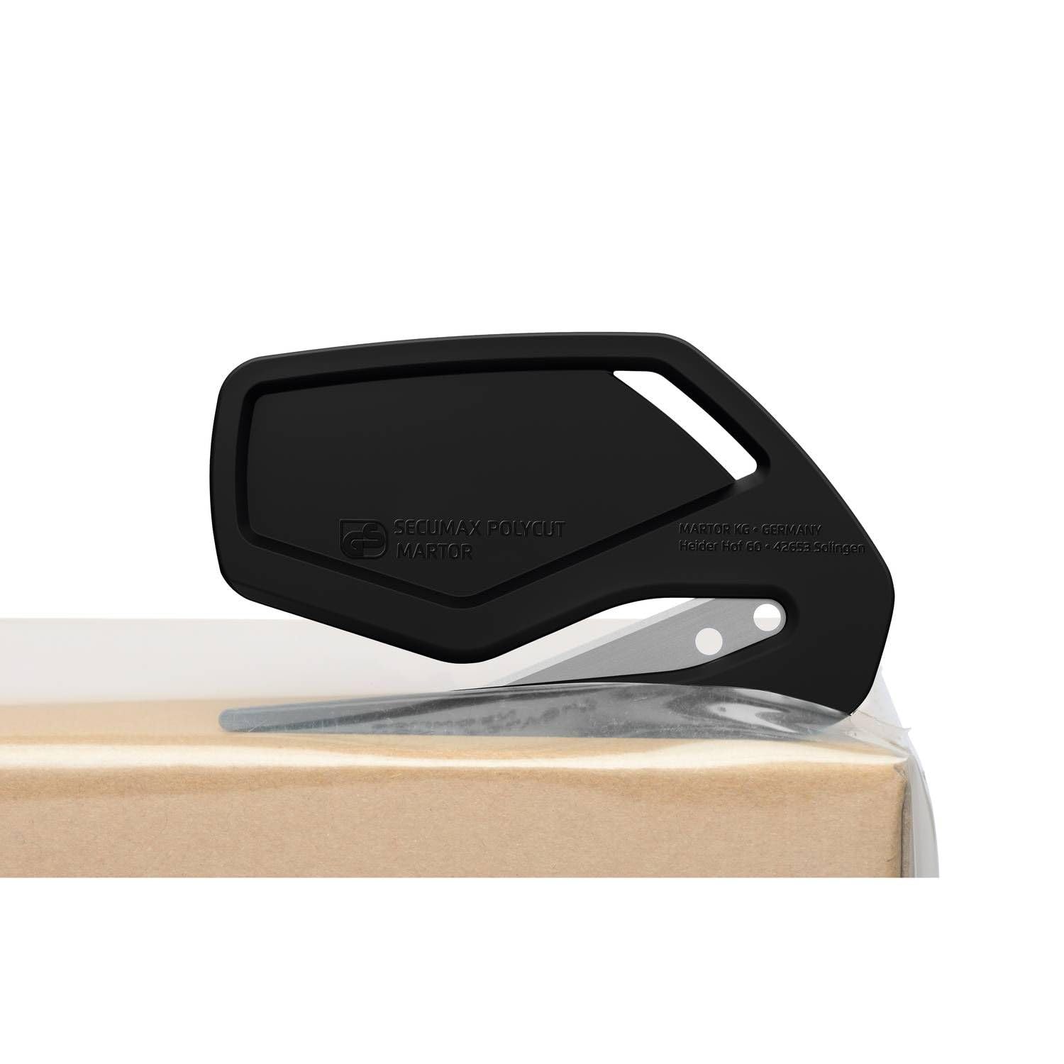 MARTOR 100 x Coltello di sicurezza, lama nascosta, SECUMAX POLYCUT, coltello Cutter professionale, leggero, plastica, Per mancini e destrorsi