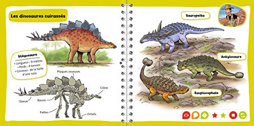 Ravensburger - Coffret Complet tiptoi Lecteur interactif & 00028 Livre interactif tiptoi Mini Doc' - Les Dinosaures - Jeux électroniques éducatifs sans écran en français - Lecteur tiptoi Non Inclus