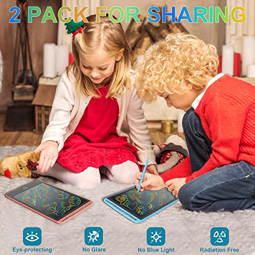 2-Pack-LCD-Writing-Tablet-for-Kids-85inch-Doodle-Writing-Board-Colorful-Drawing-Board-Kids-Travel-Games-Activity-Learning-Educational-Toy-Gift-for-3-4-5-6-7-8-Year-Old-Girls-Boys-Toddlers
