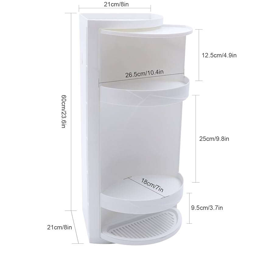 【りん】TROY CORNER SHELF Amazon.com: BJTDLLX Bathroom Corner Shelf, Waterproof Corner
