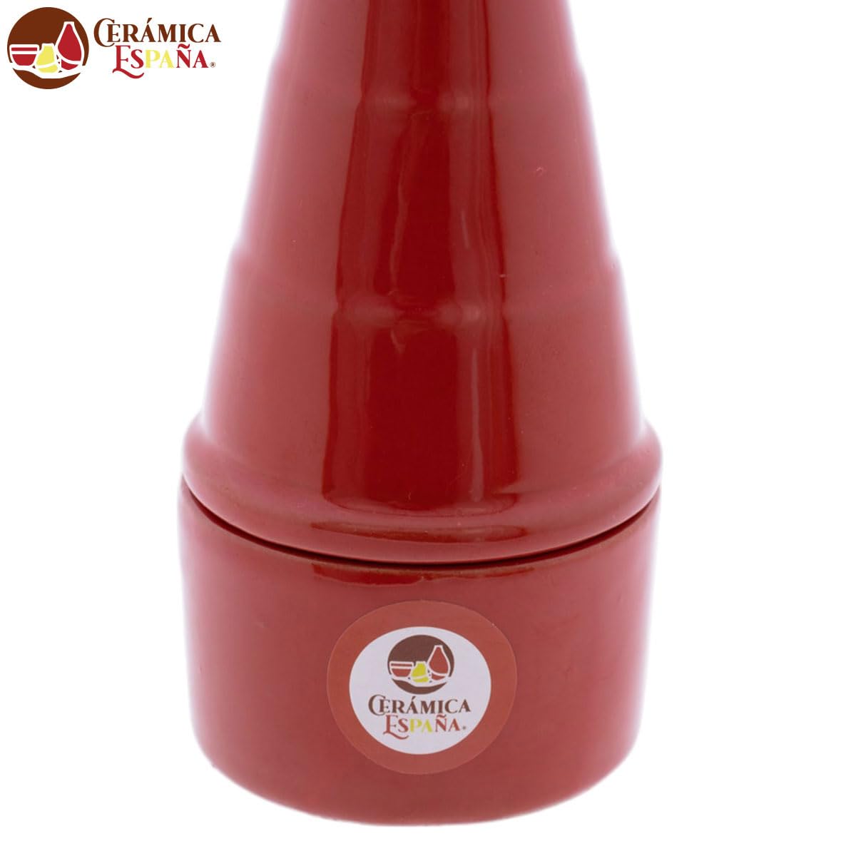 CERÁMICA ESPAÑA® | Incenso a camino rosso | Incensieri religiosi | Incensieri in argilla | Incenso Pasqua | Bruciatore profumo, 8 x 8 x 18 cm