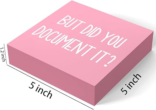 Miniatura 2 de mmiishe Letrero decorativo de madera con texto en inglés But Did You Document It (But Did You Document It), letrero decorativo de madera divertido