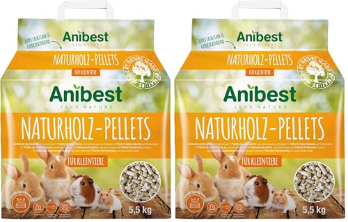Anibest Granulés pour Petits Animaux - 5,5 kg (Lot de 2)