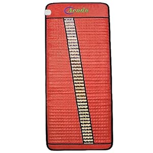 ACADA Far Infrared Heating Pads Large for Full Body Biomat Infrared Mat with Adjustable Timer and Temperature Controller Bio Mat (Amethyst Tomaline Obsidian, 59″ x 23.7″)