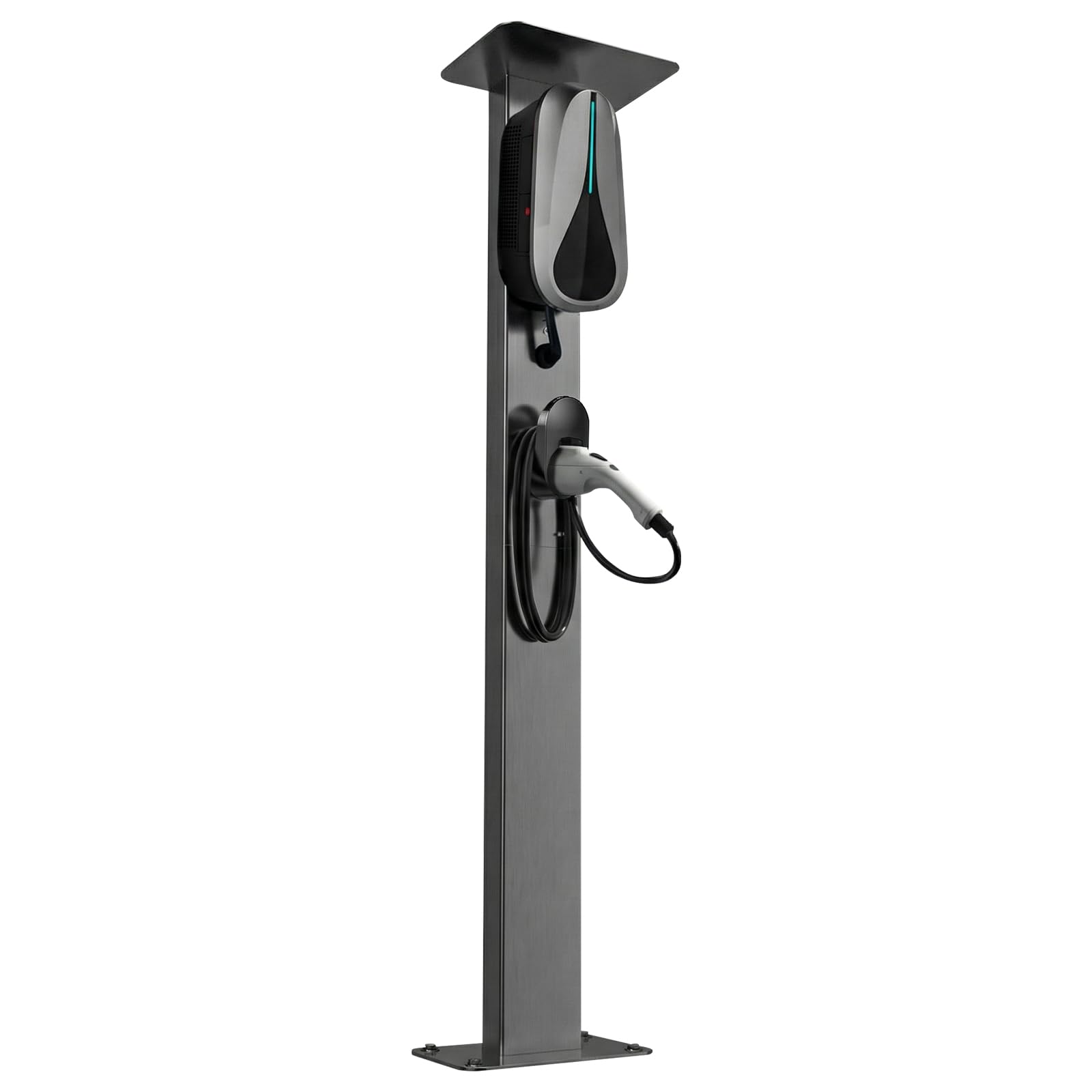 Universeller Wallbox Standfuß, Wallbox Standfuß Wetterfeste Standsäule, Ladestation für Fahrzeuge mit alternativen, Antrieben Ladestation mit festem Halter